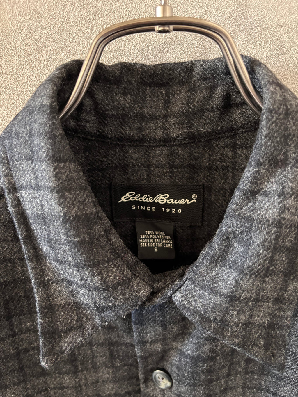 [Eddie Bauer] Wool Flannel Check Shirts L/S [USED]（5枚目）