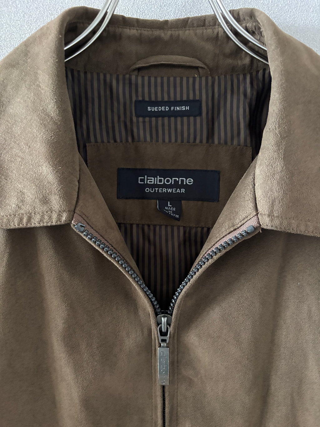 [Claiborne] Fake Suede Zip Up Jacket [USED]（6枚目）