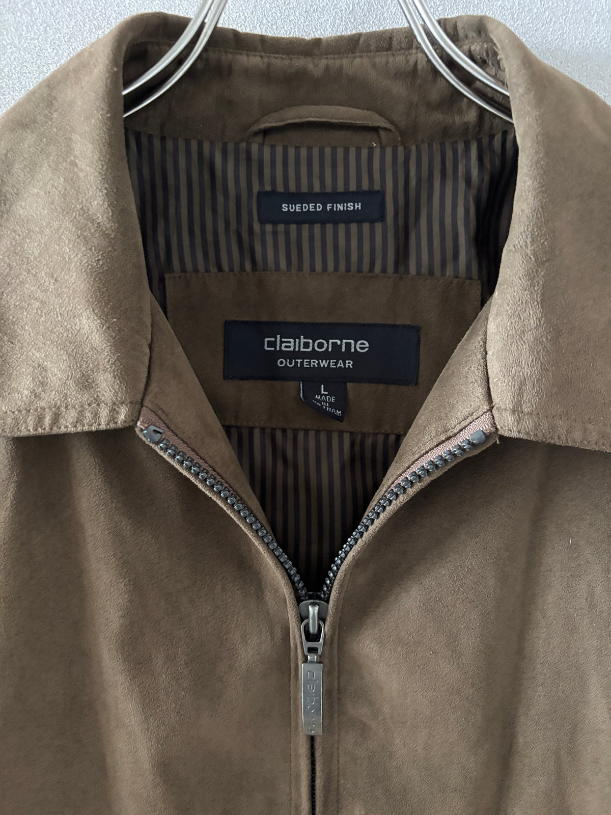 [Claiborne] Fake Suede Zip Up Jacket [USED]（6枚目）