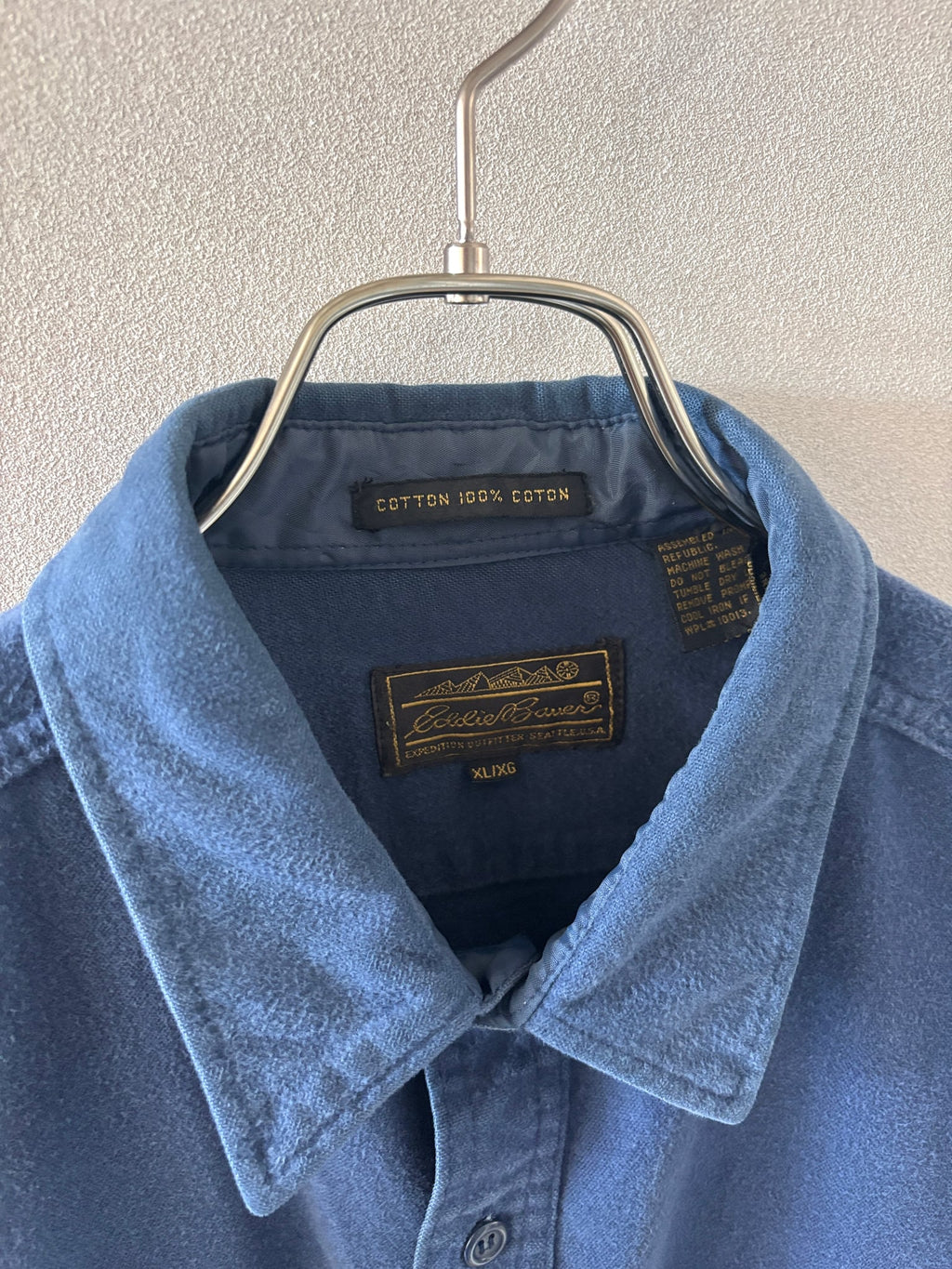 [Eddie Bauer] Cotton Flannel Plain Shirts L/S [USED]（3枚目）