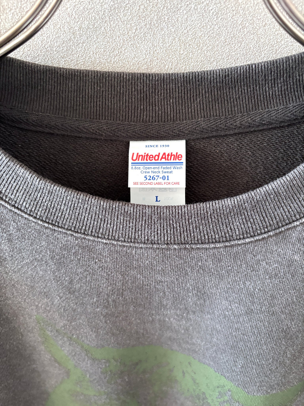 [85-Store] 8.8oz 媚びないスヌースウェット"allin Edition" [GRAY/OLIVE]（3枚目）