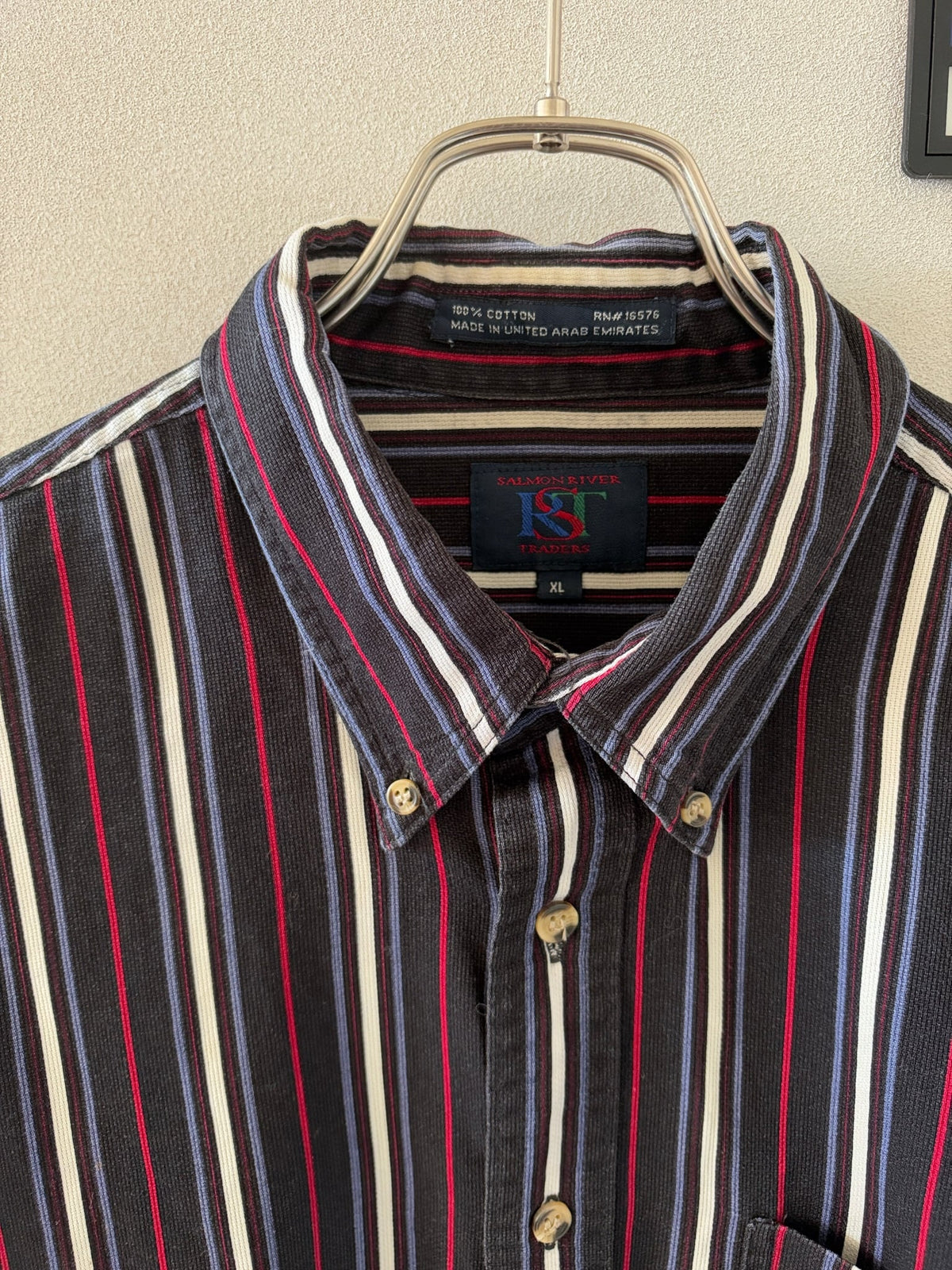 [SALMON RIVER TRADERS] Corduroy Stripe Shirts L/S [USED]（3枚目）