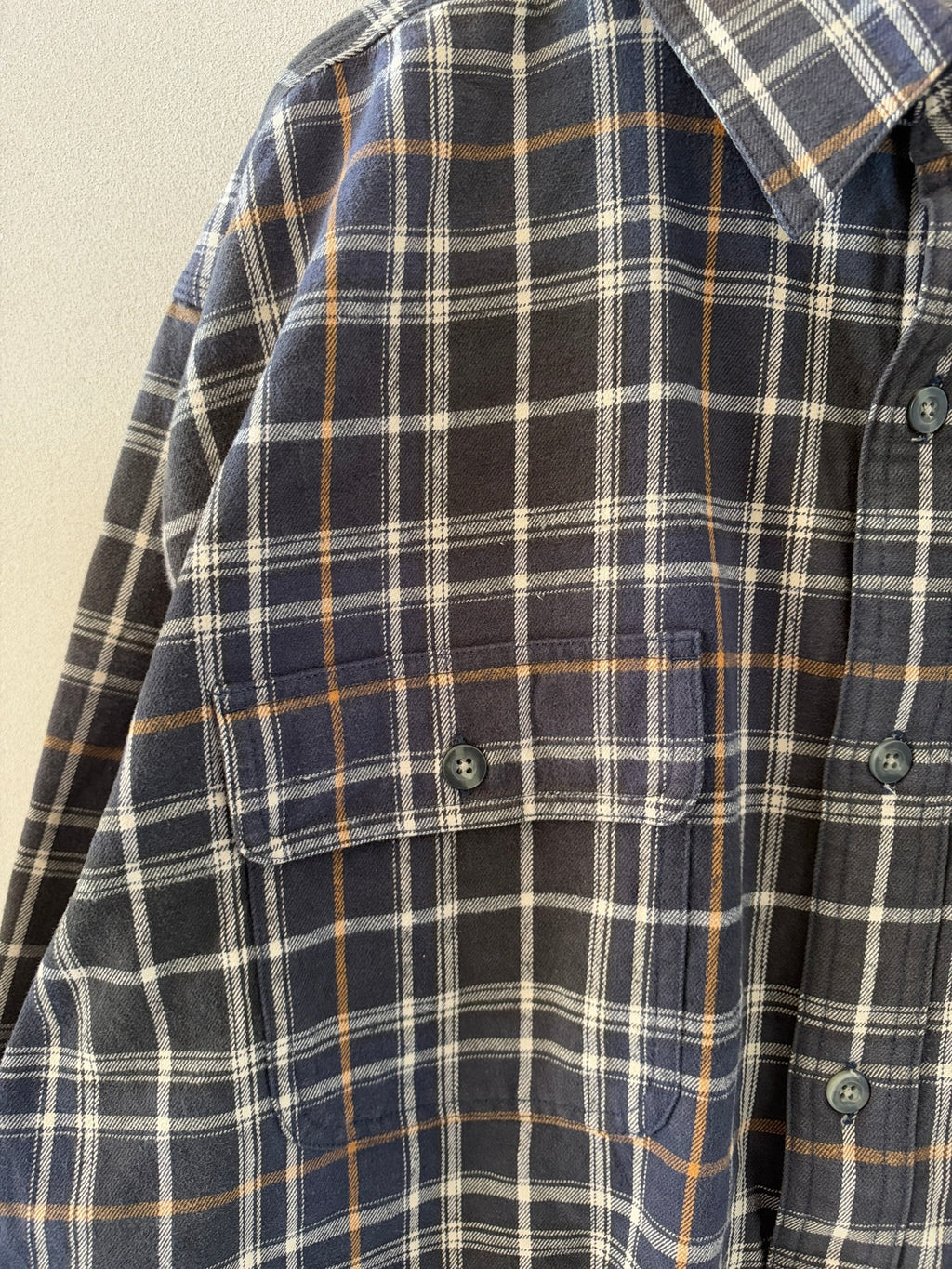 [Carhartt] Heavy Flannel Cotton Check Shirts L/S [USED]（4枚目）