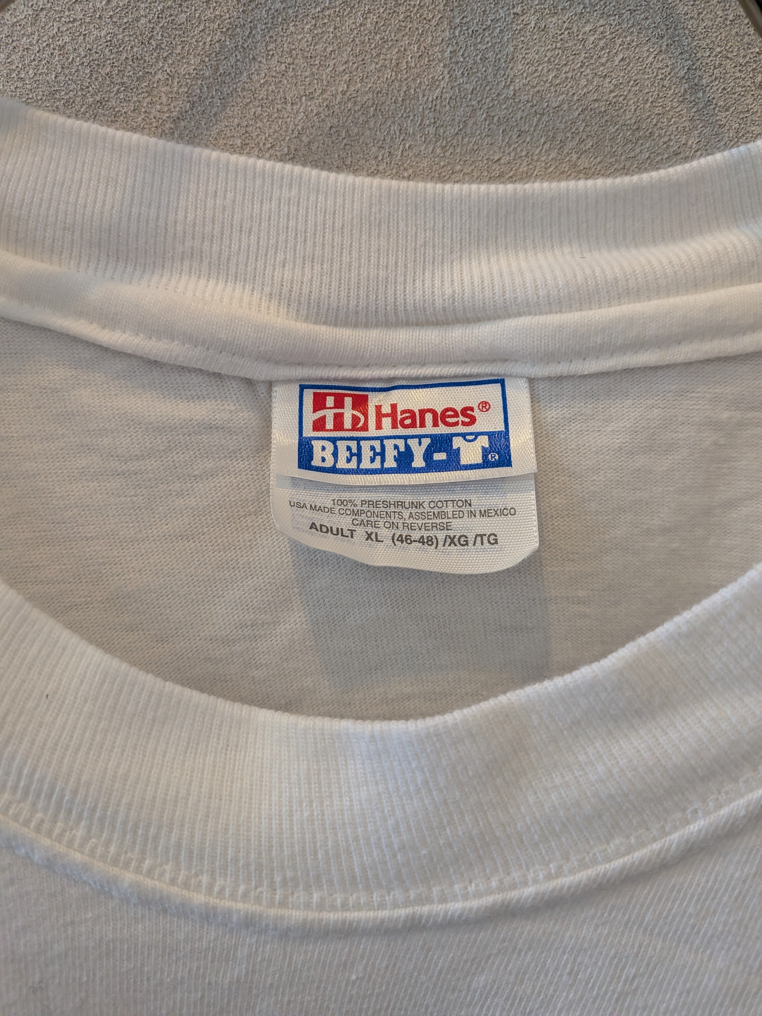 [Hanes] Back Print Logo T-Shirts [USED]