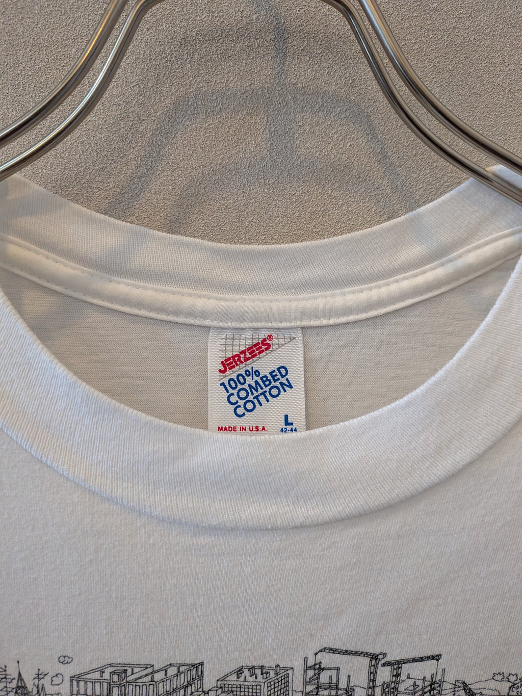 [JERZEES] Logo Print T-Shirts [USED]
