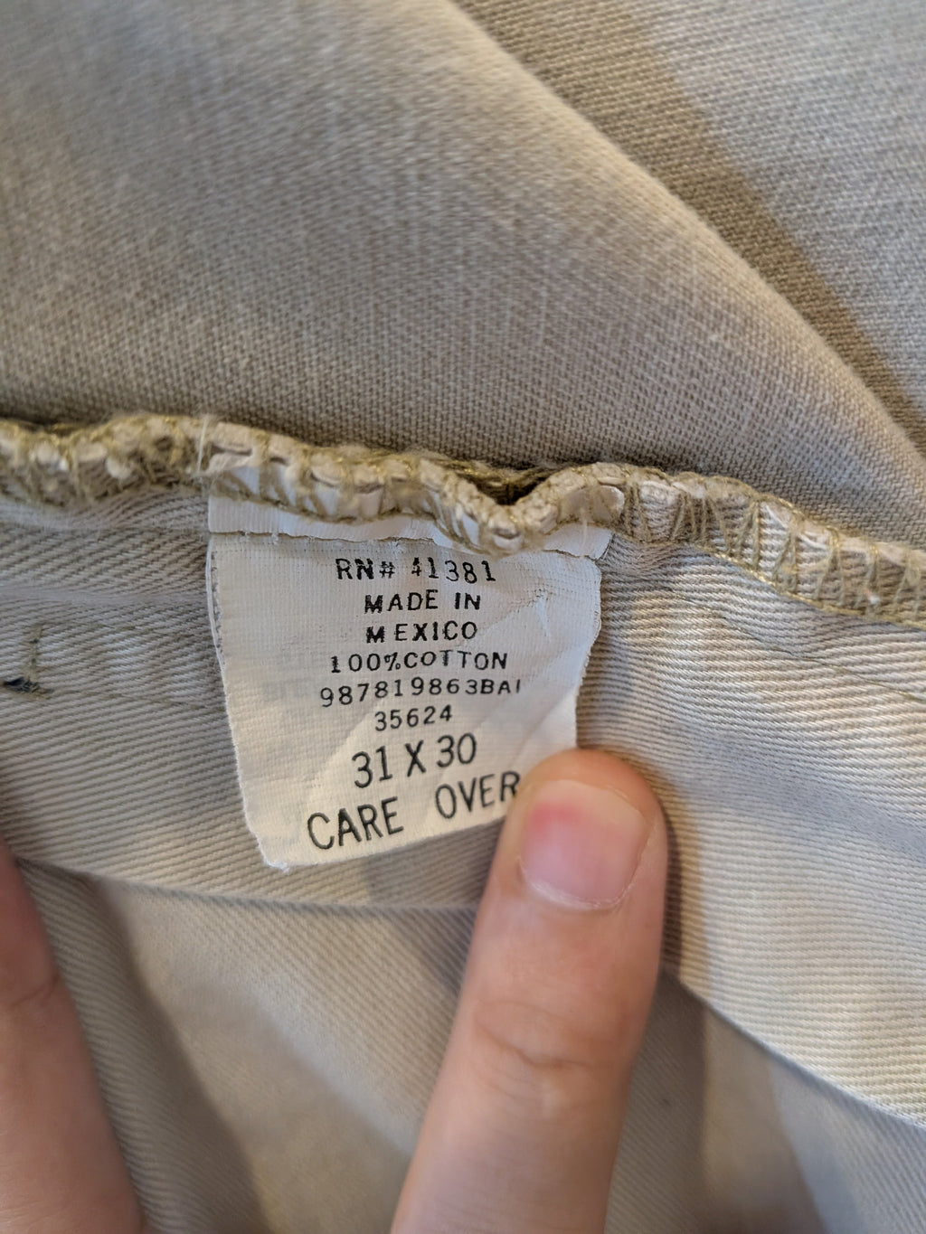 [Ralph Lauren] 2 Tuck Chino Trousers 31/30 [USED]