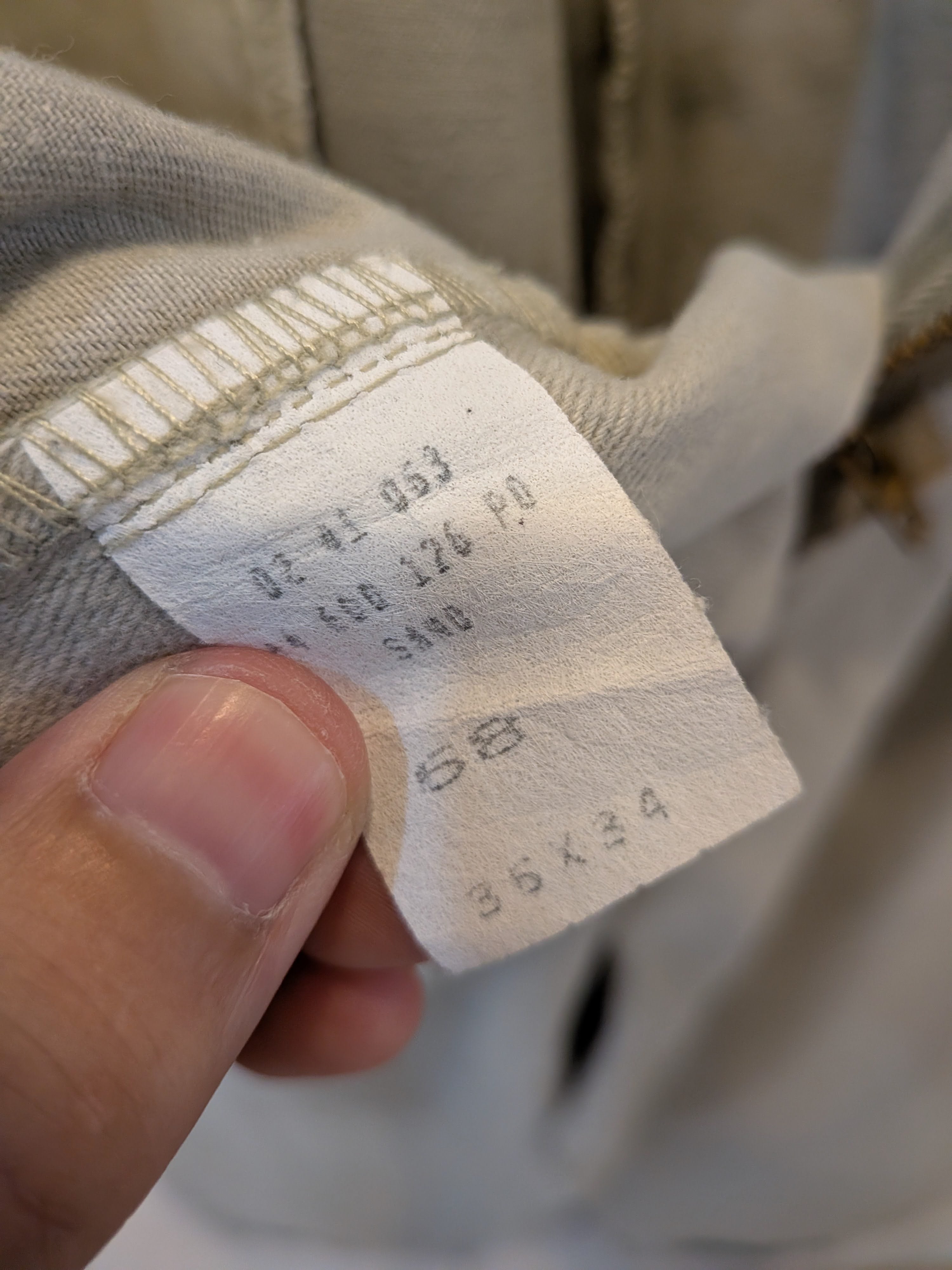 [Ralph Lauren] 2 Tuck Chino Trousers 36/32 [USED]