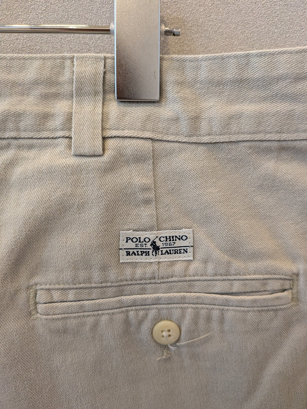 [Ralph Lauren] 2 Tuck Chino Trousers 36/32 [USED]