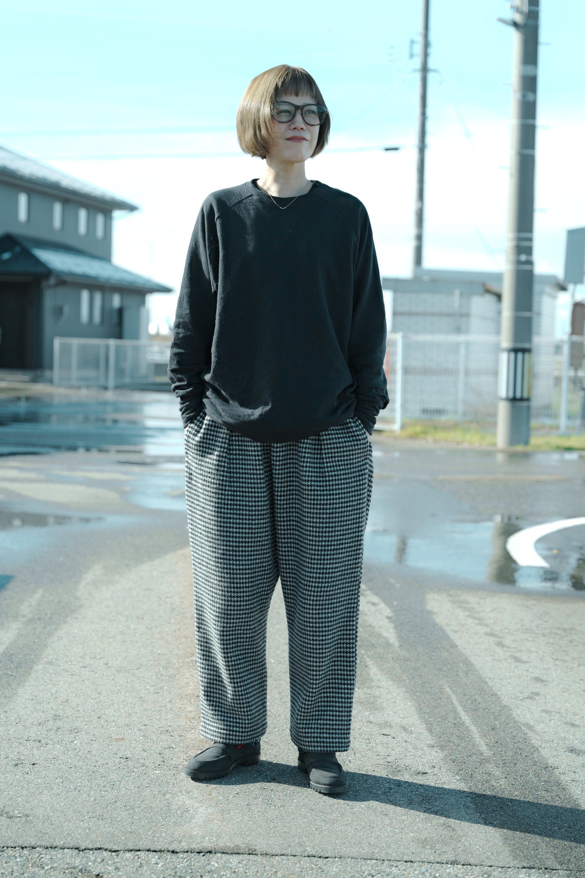 [River] Crew Neck "悪魔のネイビー"