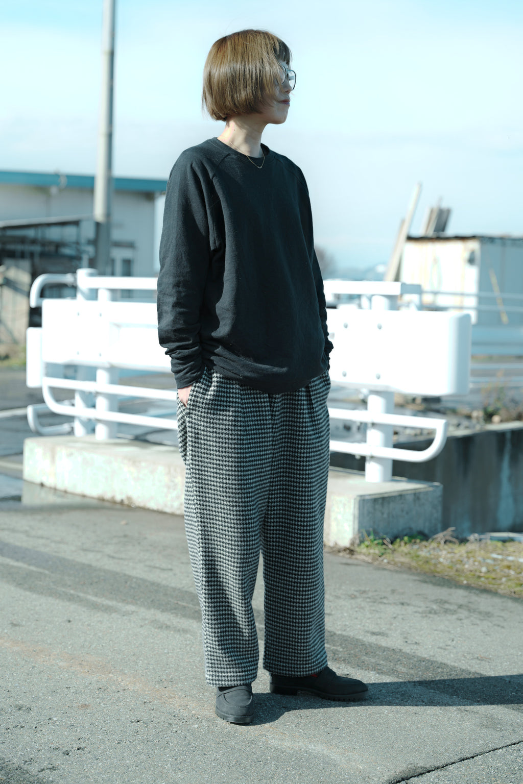 [River] Crew Neck "悪魔のネイビー"