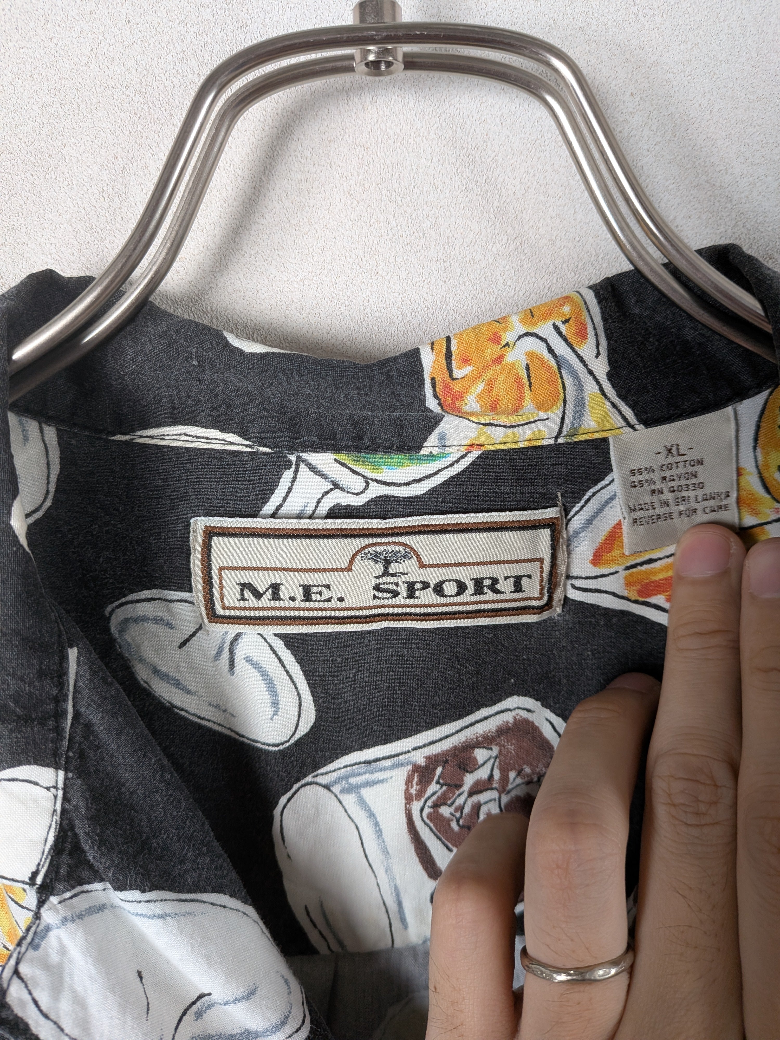 [M.E. SPORT] Alcohol Aloha Shirts S/S [USED]