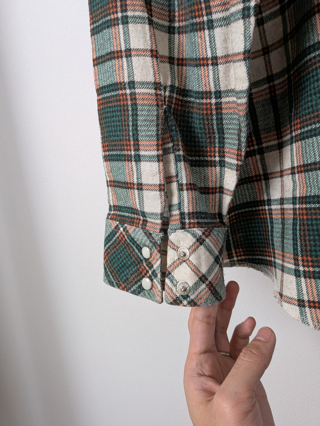 [Wrangler] Western Check Shirts L/S [USED]