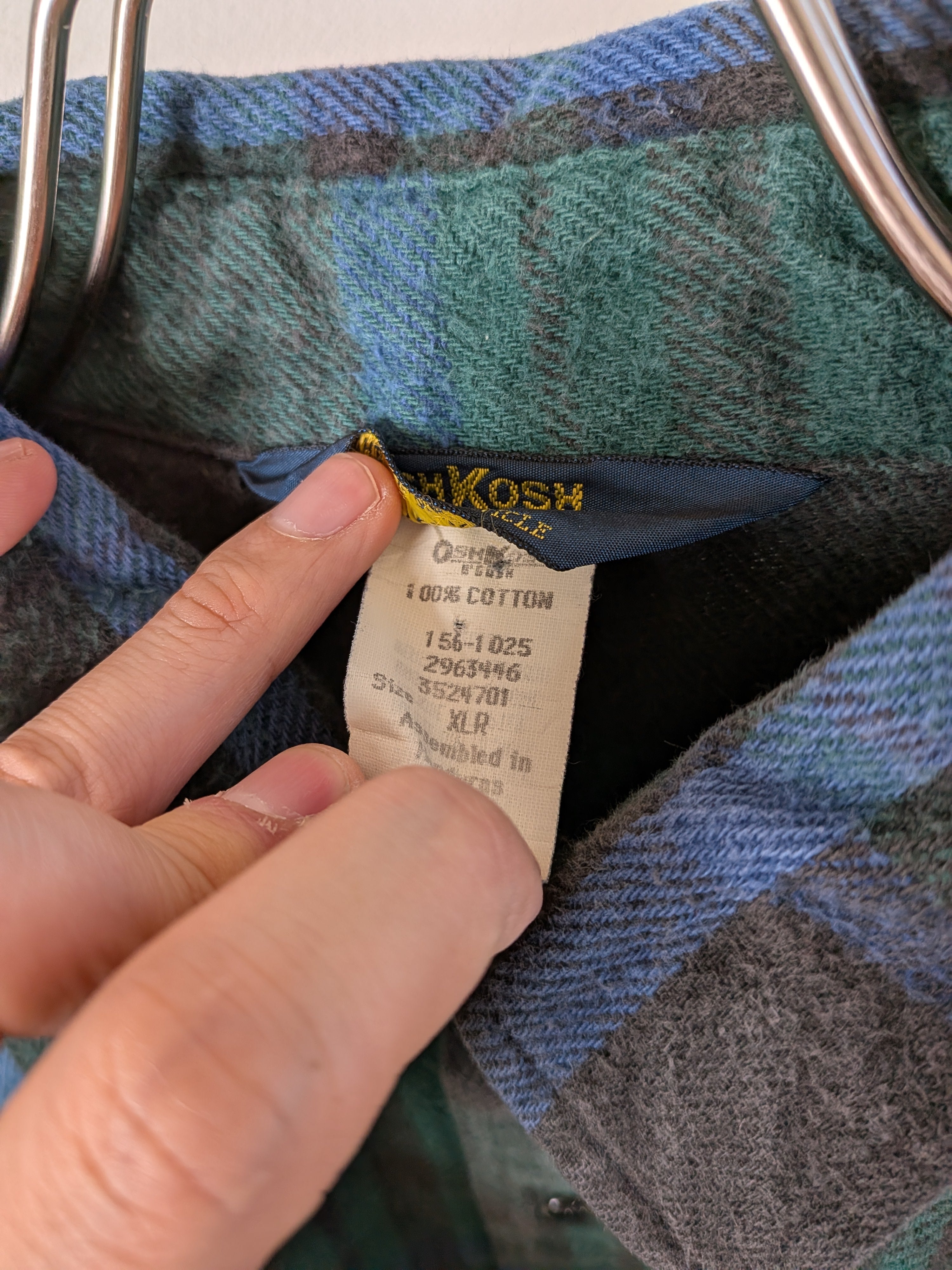 [OSH KOSH] Cotton Flannel Check Shirts [USED]