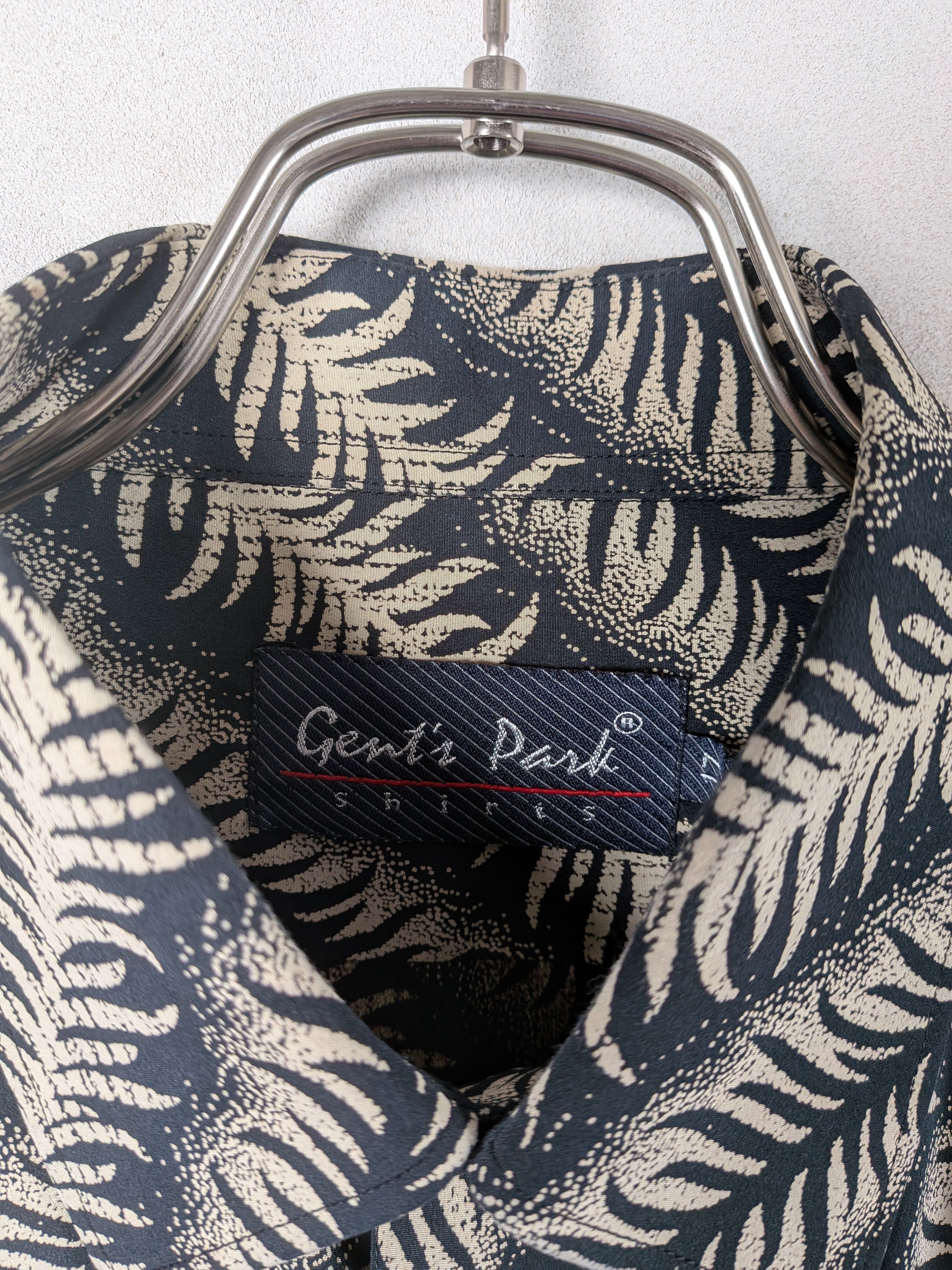 [Gent's Peak] Plant Pattern Shirts S/S [USED]
