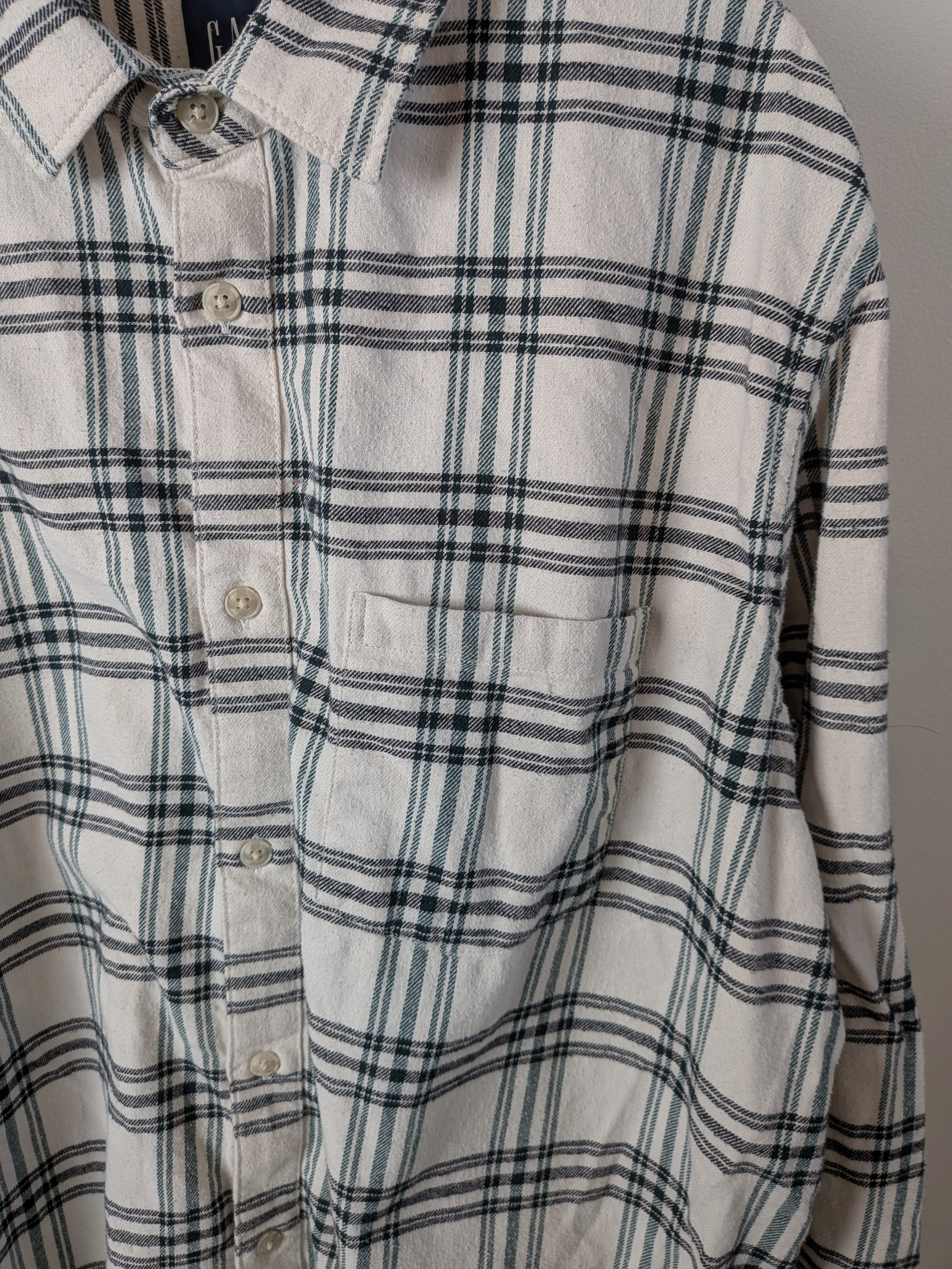 [GAP] Cotton Flannel Check Shirts L/S [USED]