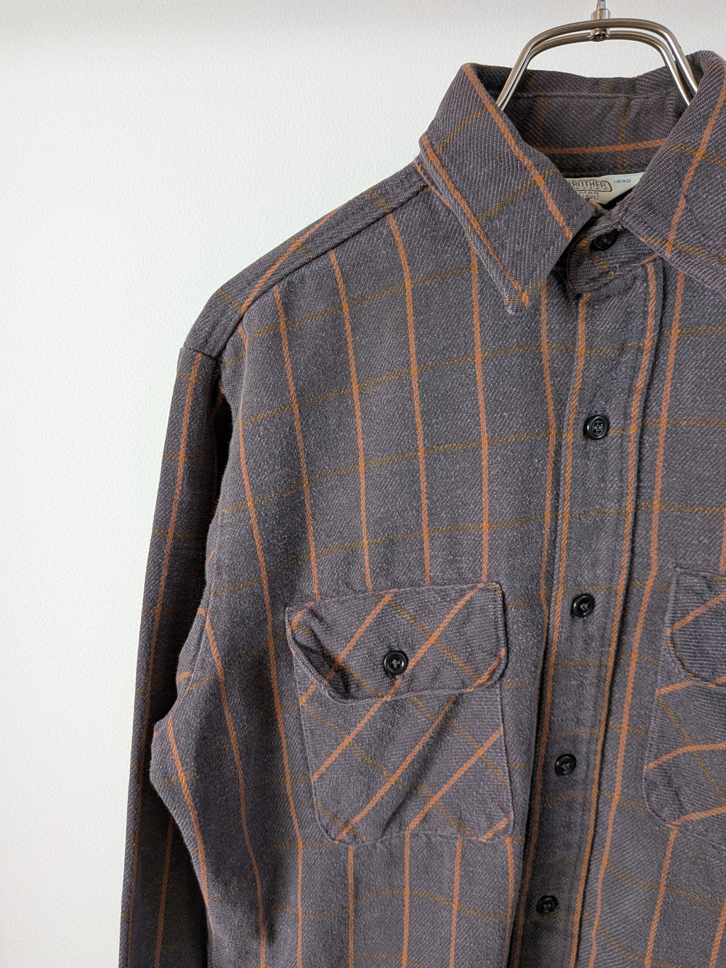 [Five Brother] Cotton Flannel Check Shirts L/S [USED]