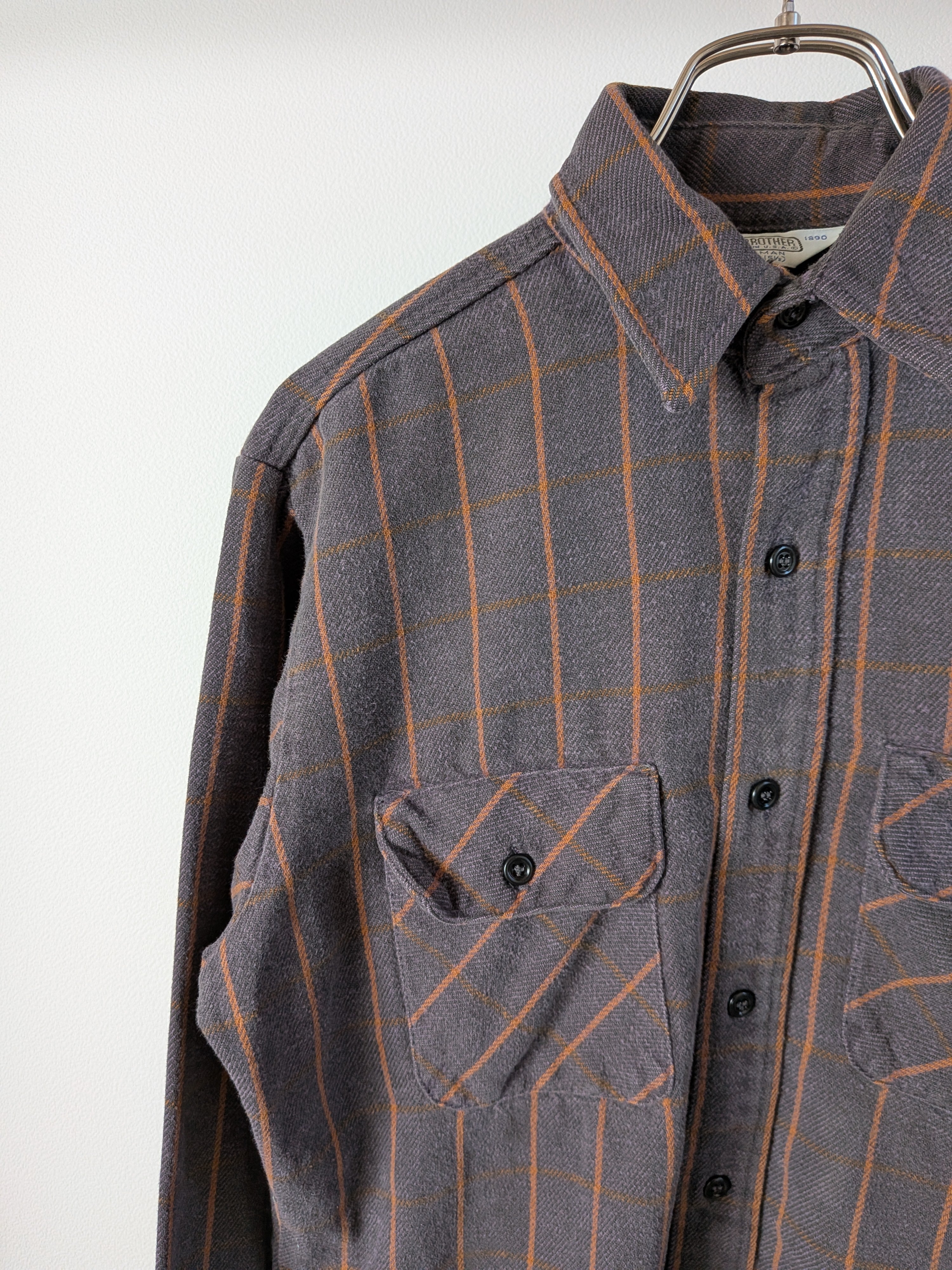 [Five Brother] Cotton Flannel Check Shirts L/S [USED]