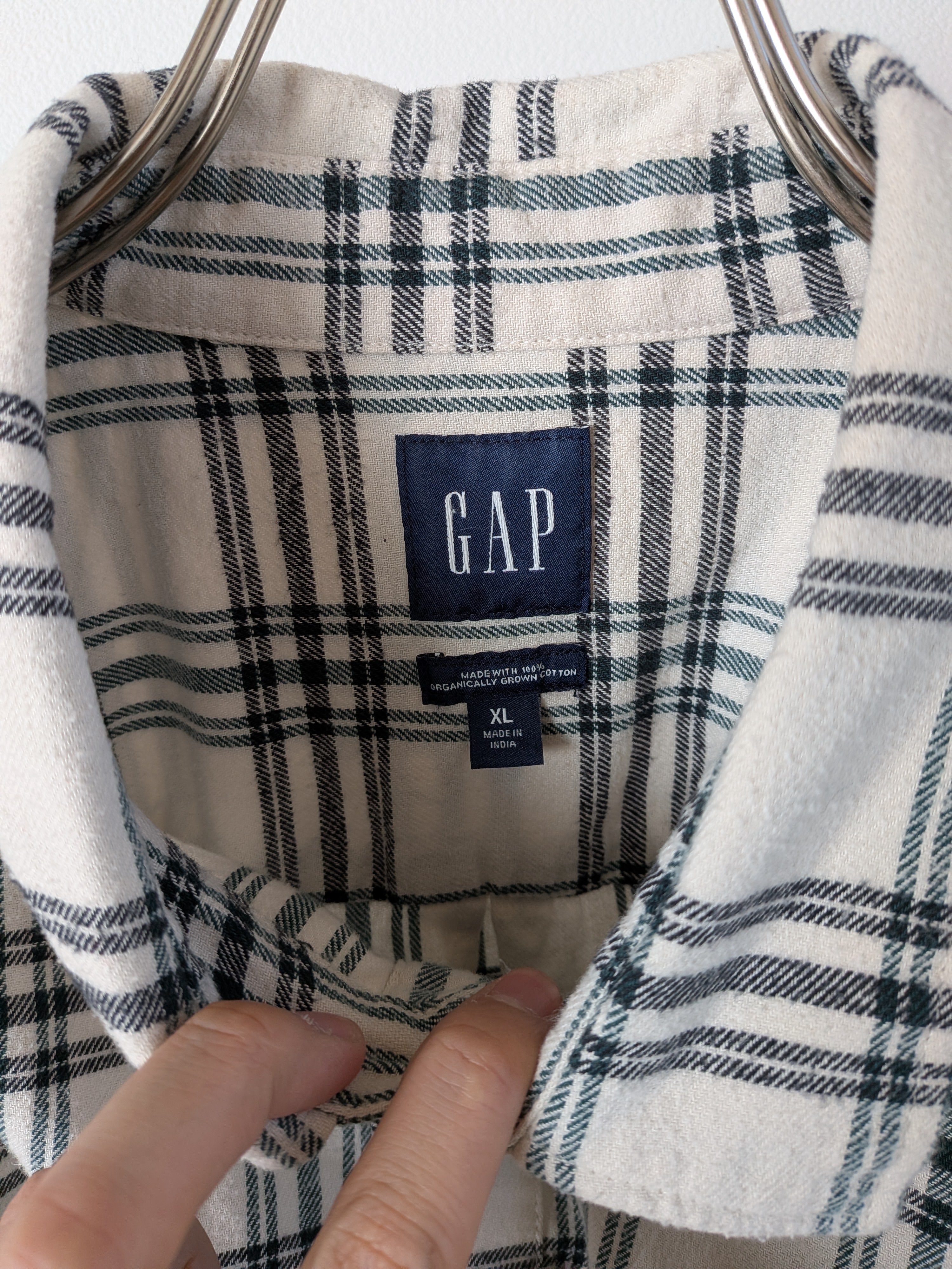 [GAP] Cotton Flannel Check Shirts L/S [USED]
