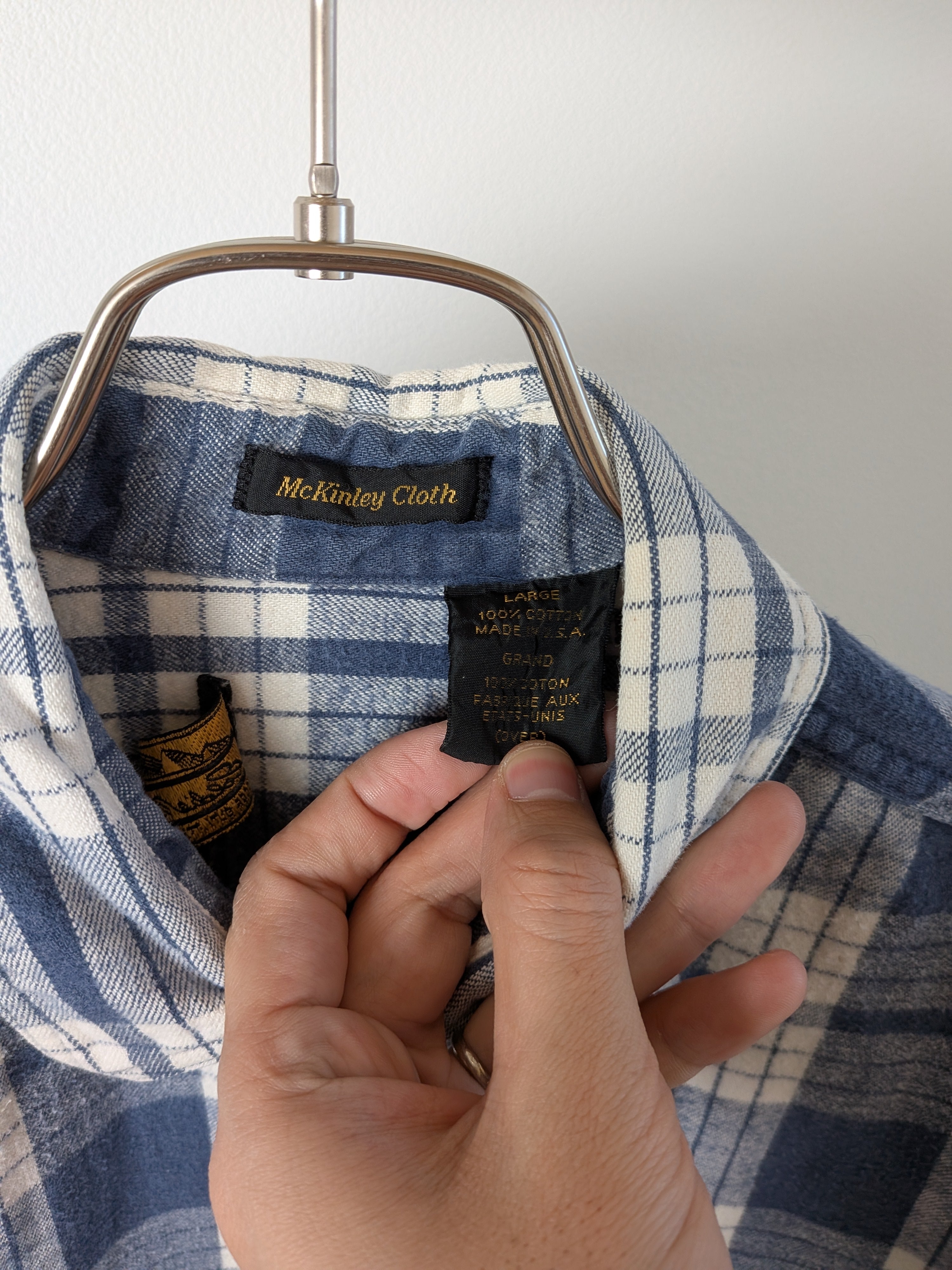 Cotton Flannel Check Shirts L/S [USED]