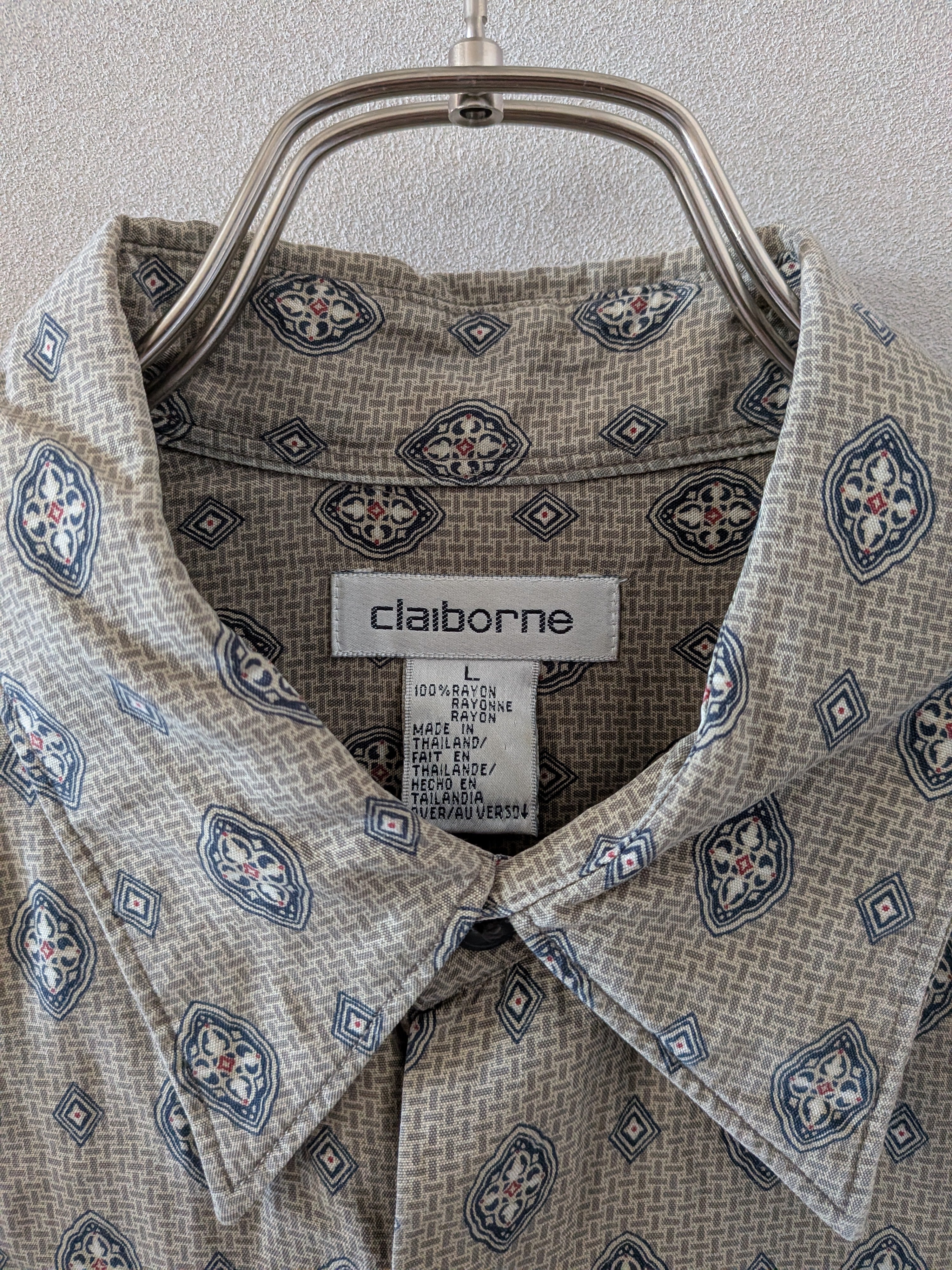 [Claiborne] Rayon Patterned Shirts S/S [USED]